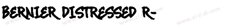 BERNIER Distressed R字体转换